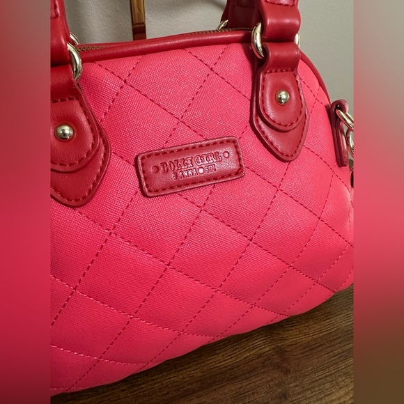 Anna Sui Pink Quilted Crossbody Bag - Picture 2 of 9